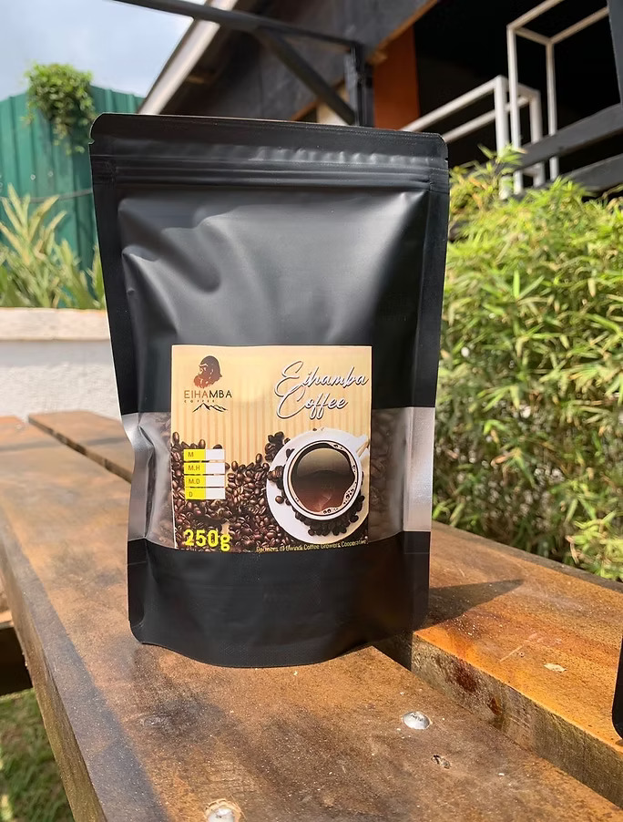 Eihamba roasted coffee beans package